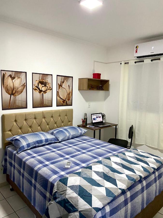 Apto No Centro Perto Do Shopping Com 2 Quartos De Casal Arcond Wifi Fibra Homeoffice E Garagem Em Dourados Buitenkant foto